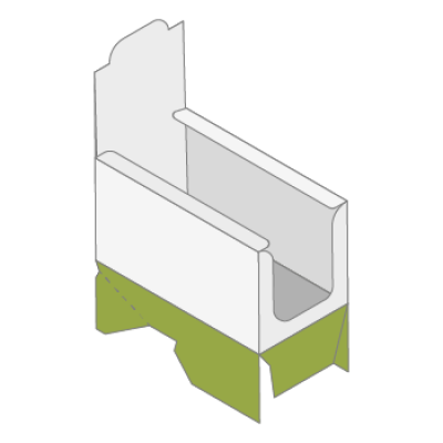 Thekendisplay mit Automatikboden